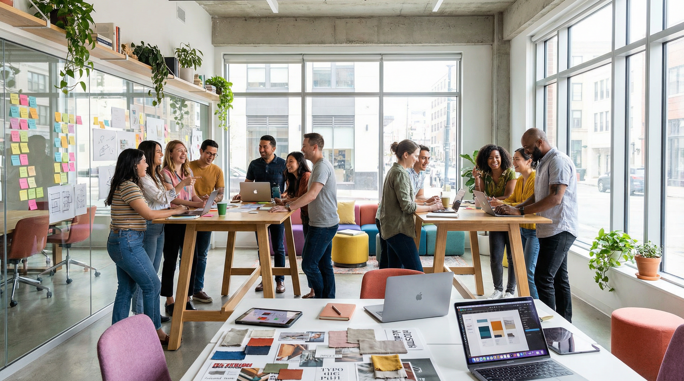 Creative office environment